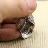 The Pink Pigs rings Men's Silver and Gold 2 Toned One Size Patriotic Eagle Ring