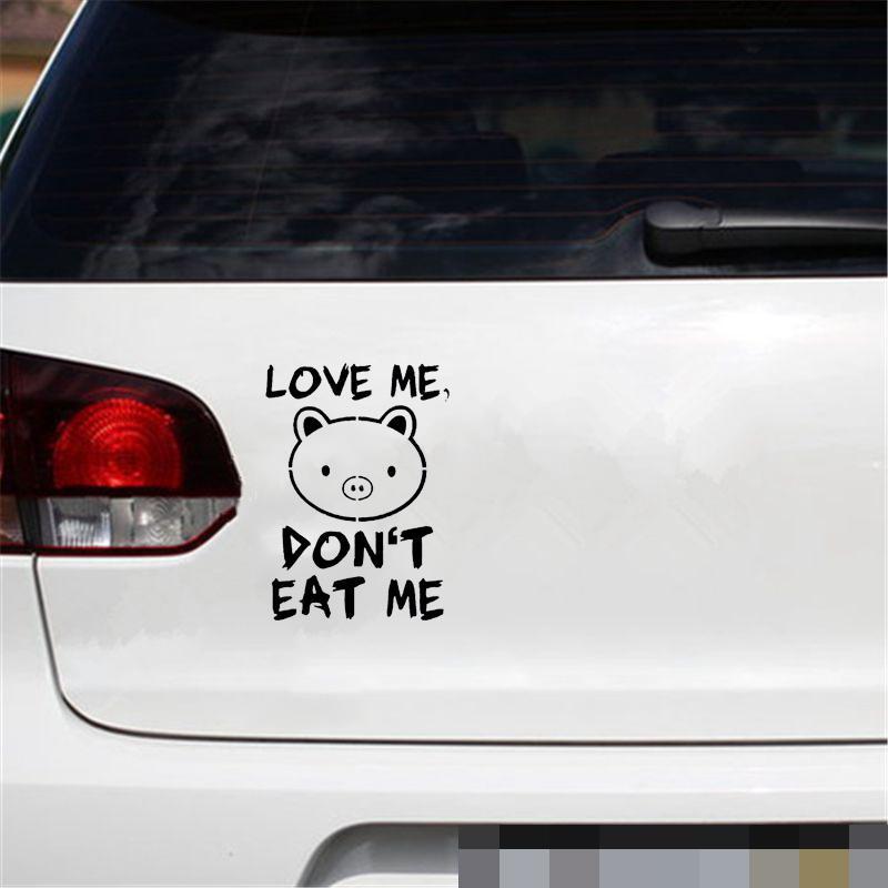 The Pink Pigs Sticker/Bumper Sticker Vegan Vinyl Stickers for Your Car or WHEREVER!  Spread KINDNESS!