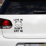 The Pink Pigs Sticker/Bumper Sticker Vegan Vinyl Stickers for Your Car or WHEREVER!  Spread KINDNESS!