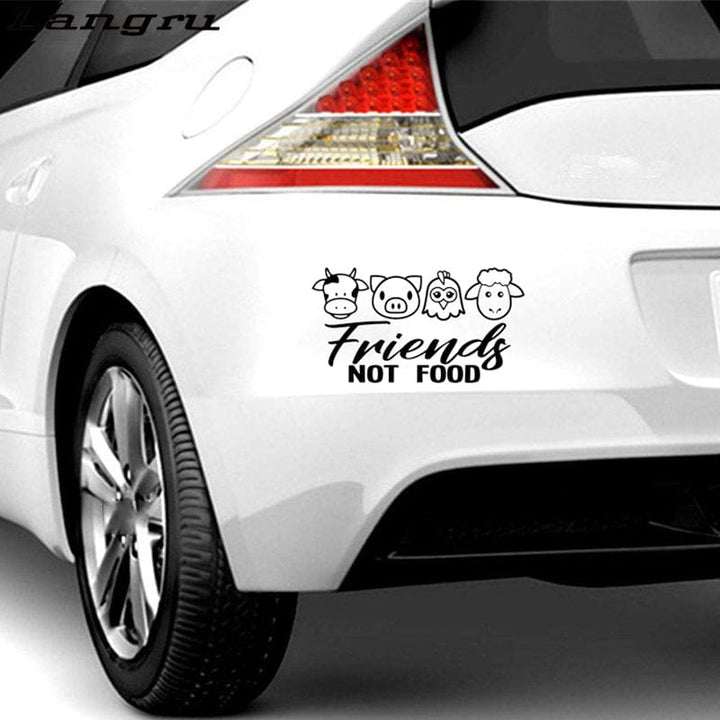 The Pink Pigs Sticker/Bumper Sticker Vegan Vinyl Stickers for Your Car or WHEREVER!  Spread KINDNESS!