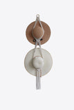 Trendsi Beige / One Size Macrame Double Hat Hanger