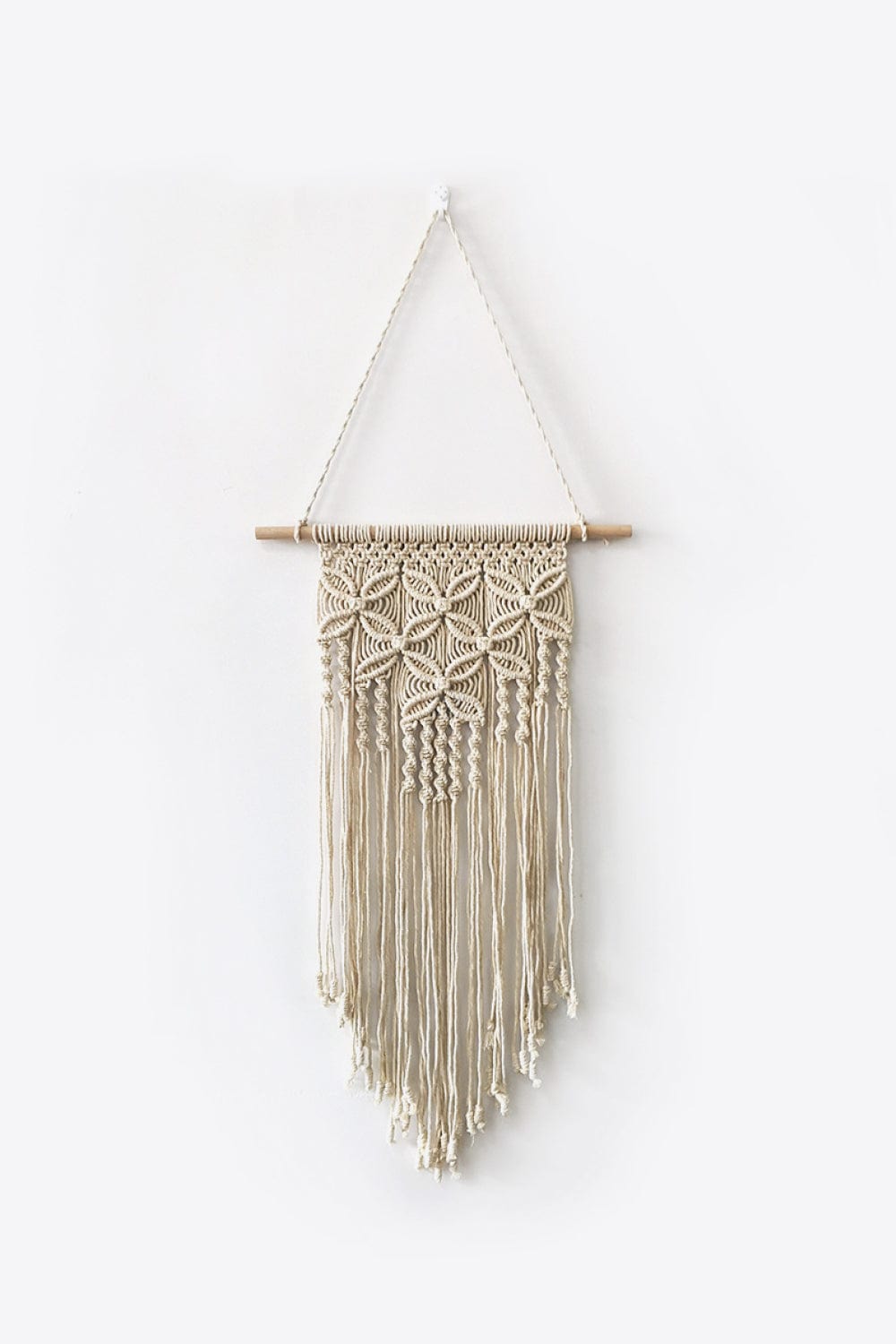 Trendsi Beige / One Size Macrame Wall Hanging Decor