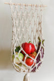 Trendsi Cream / One Size Macrame Basket Wall Hanging