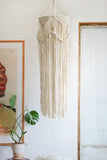 Trendsi Cream / One Size Macrame Hanging Lampshade