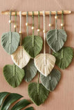 Trendsi Macrame Leaf Bead Wall Hanging-Handmade, Super Cute!