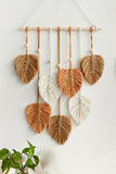 Trendsi Macrame Leaf Bead Wall Hanging-Handmade, Super Cute!