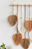 Trendsi Macrame Leaf Bead Wall Hanging-Handmade, Super Cute!