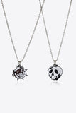 Trendsi Style B / One Size Two-Piece Halloween Theme Necklace Set