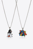 Trendsi Style D / One Size Two-Piece Halloween Theme Necklace Set