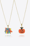 Trendsi Style I / One Size Two-Piece Halloween Theme Necklace Set