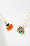 Trendsi Two-Piece Halloween Theme Necklace Set