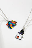 Trendsi Two-Piece Halloween Theme Necklace Set