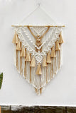 Trendsi Two-Tone Macrame Wall Hanging