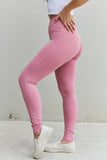 Trendsi Zenana Fit For You Full Size High Waist Active Leggings in Light Rose