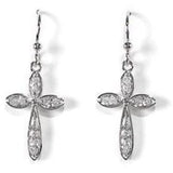 Tundra Fashion Earrings Marquise Clear Cubic Zirconia Cross Jody Coyote "Grace" Cross 5 Sets of Fashion Earrings