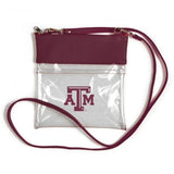 Tundra Handbags and Clutches Texas A&M Gameday Clear Crossbody Handbag - 7.5"w x 8"h