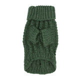 Cable Knit Sweater - Green