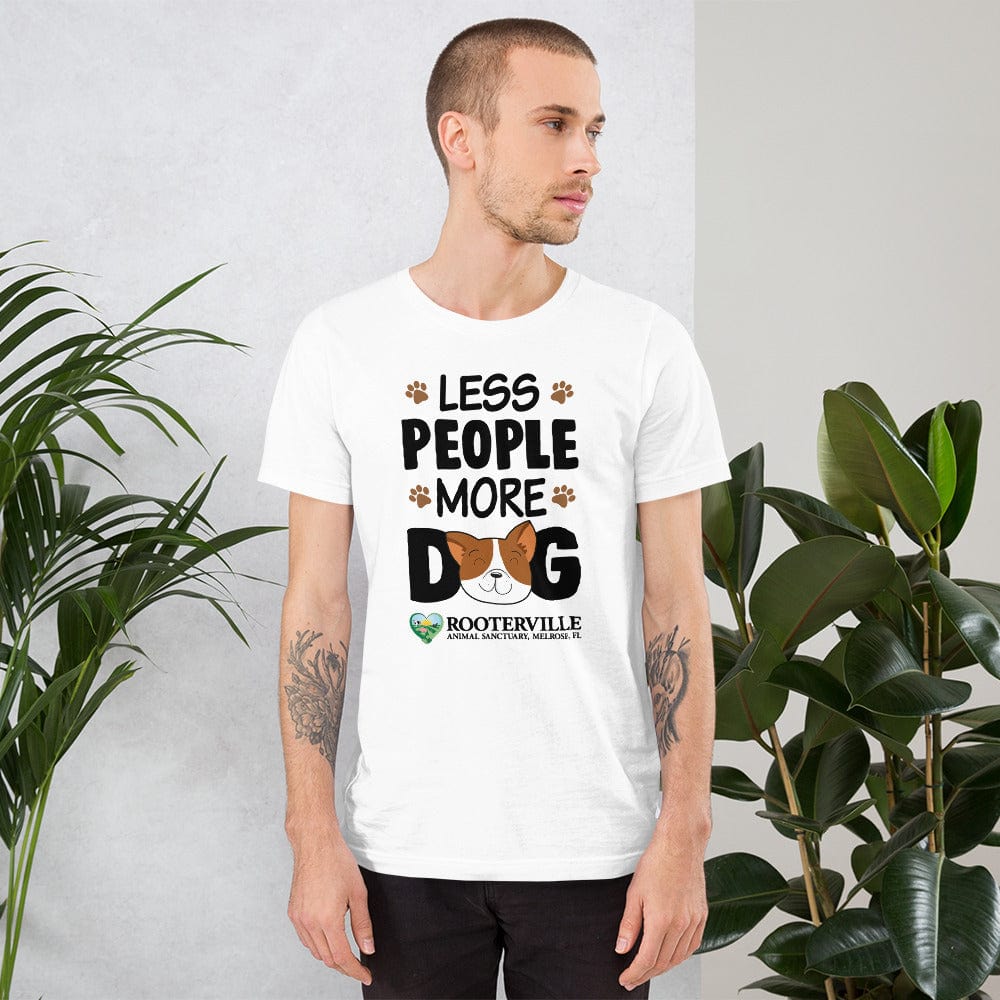 Less People More Dog Funny Unisex t-shirt