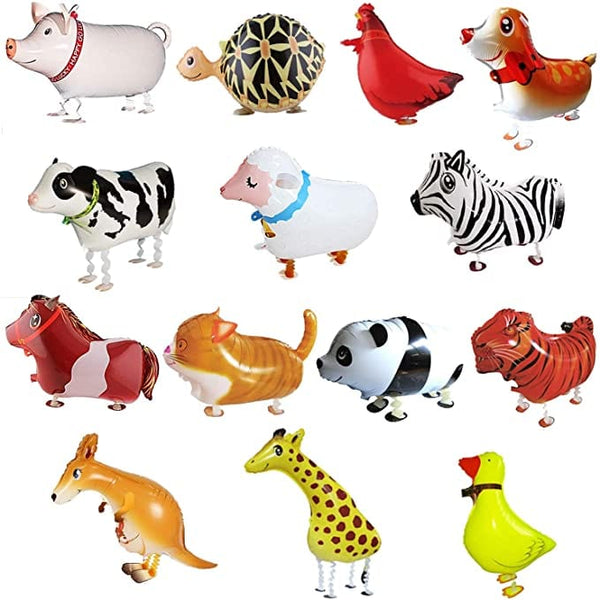 Walking Animal Balloons-Pig, Cow, Doggies, Hen, Pony – The Pink Pigs