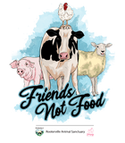 Vistaprint Apparel S / White Friends not Food T Shirt,*