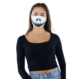 Voodoo Doll Mouth Face Mask In Polyester-CUTE for Halloween! - The Pink Pigs, A Compassionate Boutique