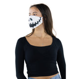 Voodoo Doll Mouth Face Mask In Polyester-CUTE for Halloween! - The Pink Pigs, A Compassionate Boutique