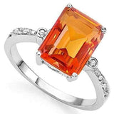 Wholesale Kings Fine Fashion Jewelry Ring 7 Azotic Topaz Gemstone and Diamond Ring in Sterling Silver-Unique!