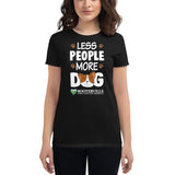 Less People More Dog Women's short sleeve t-shirt
