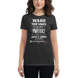 Jesus & Germs Women's short sleeve t-shirt