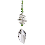 Woodstock Chimes Spring Leaf Genuine Austrian Crystal Brilliance Cascade - The Pink Pigs, A Compassionate Boutique