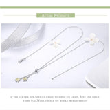 Wostu Ali Express Fine Fashion Jewelry-Necklace Paw Adjustable Slide Necklace Sterling Silver